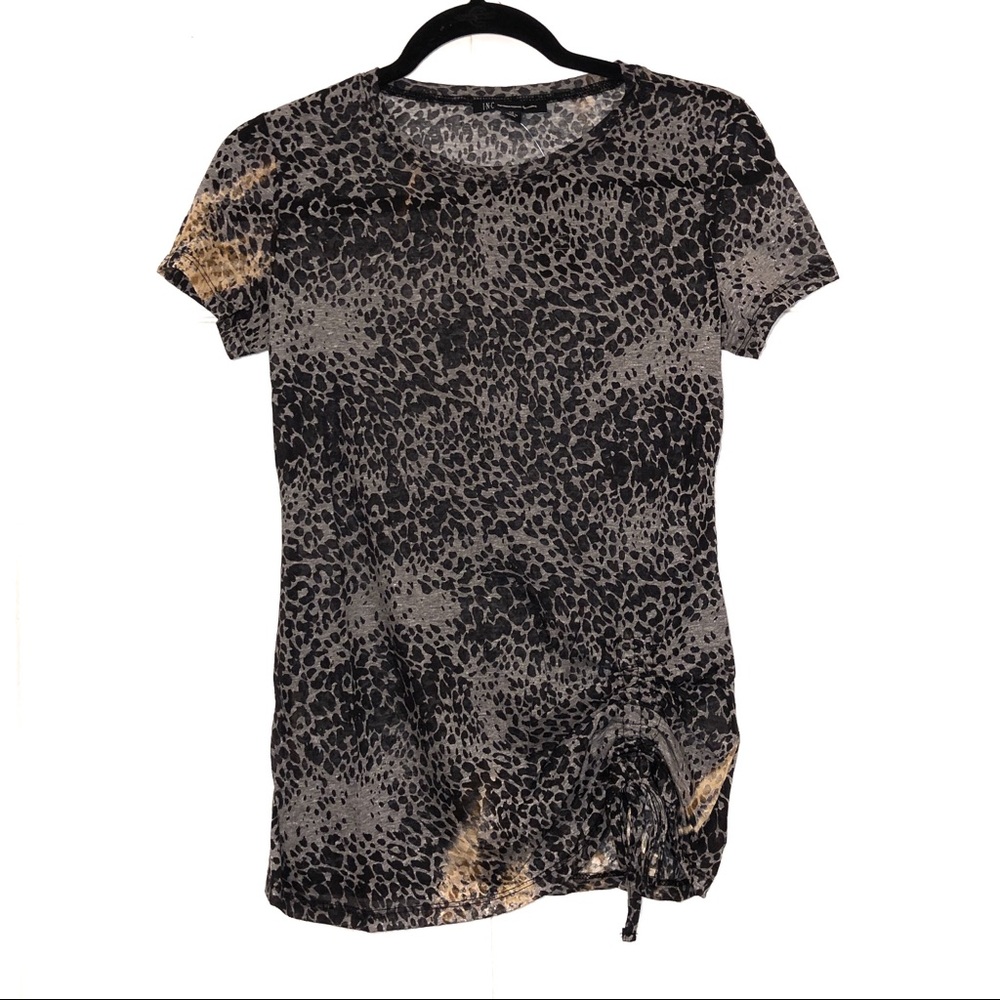 INC International Concepts NWT Leopard Print Top